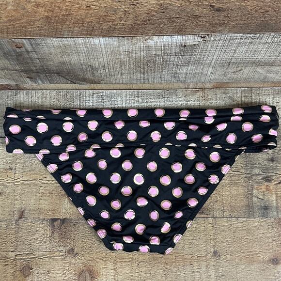 Victoria's Secret Miraculous Polka Dot Push Up Halter Bikini Top 34C Bottoms Med - Picture 14 of 15
